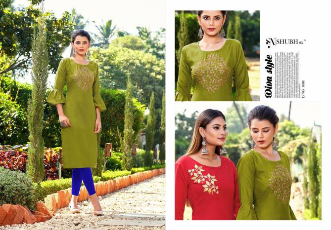 Subh Nx Amul 5 Fancy Ethnic Wear Wholesale Designer Kurtis Catalog